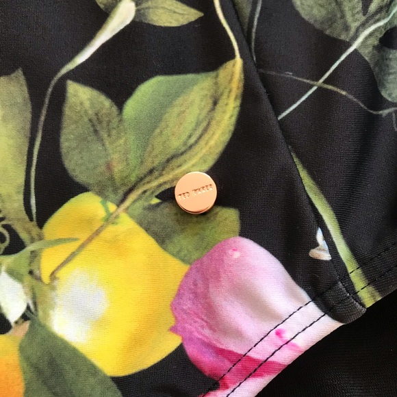 NWT TED BAKER Citrus Bloom One-Piece Swimsuit swim - Picture 11 of 16